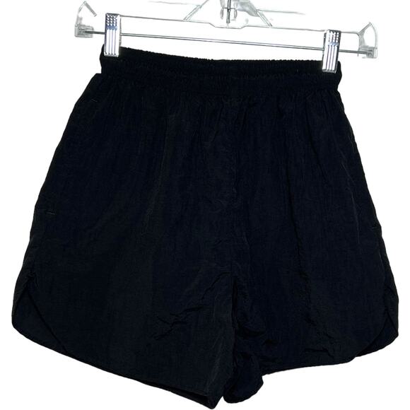 Vintage 80s Sunrays Black Swishy Shorts - Small - Picture 9 of 16